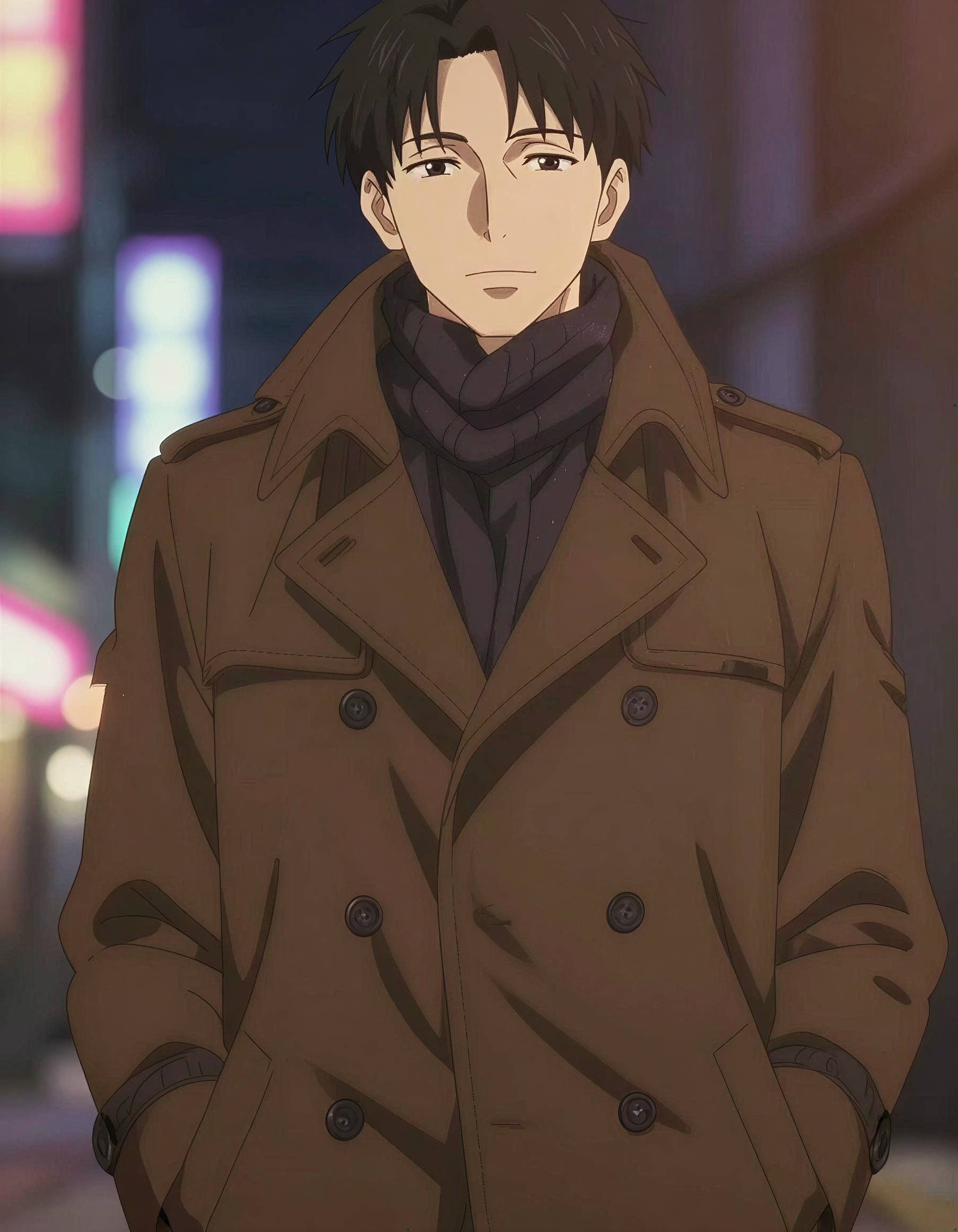 Anime film still converted to a live-action frame — Anime