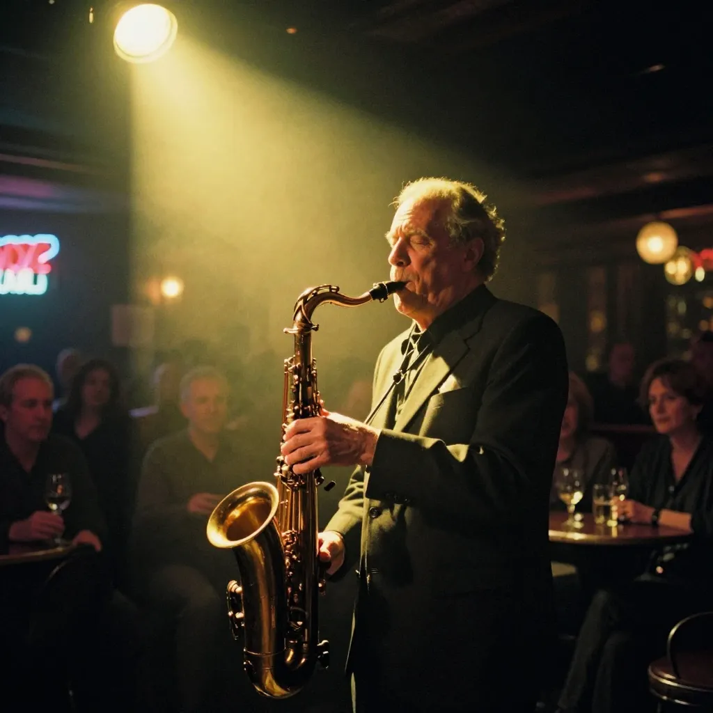 Cinematic Jazz Saxophonist